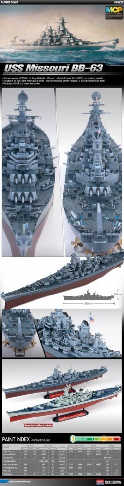 BB-63 USS Missouri 1/700 BB-63 USS Missouri 1/700
