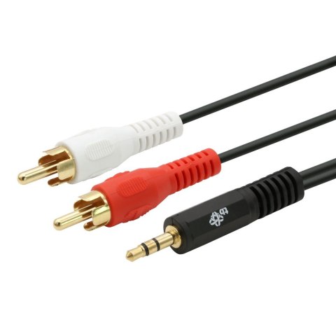Kabel 3,5mm Mini Jack - 2x RCA M/M (chinch) 2,5m Kabel 3,5mm Mini Jack - 2x RCA M/M (chinch) 2,5m