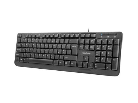 Klawiatura Trout Slim 1.8m czarna USB Klawiatura Trout Slim 1.8m czarna USB
