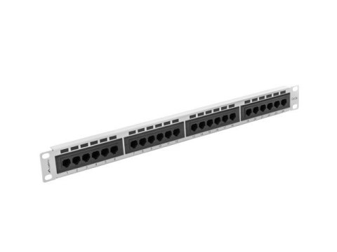 Patch Panel 24 Port 1U Kat.5E szary Patch Panel 24 Port 1U Kat.5E szary