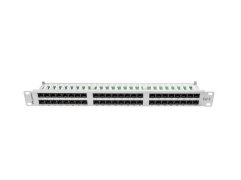 Patch Panel 48 Port 1U Kat.6 szary Patch Panel 48 Port 1U Kat.6 szary