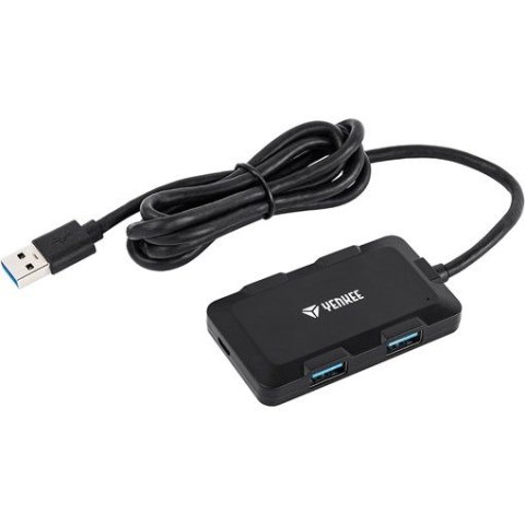 Hub ładujący z 4 portami USB YHB 4341BK, Hub ładujący z 4 portami USB YHB 4341BK,