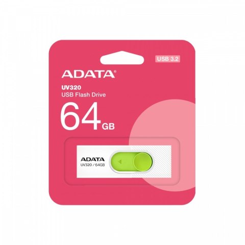 Pendrive UV320 64GB USB3.2 biało-zielony Pendrive UV320 64GB USB3.2 biało-zielony