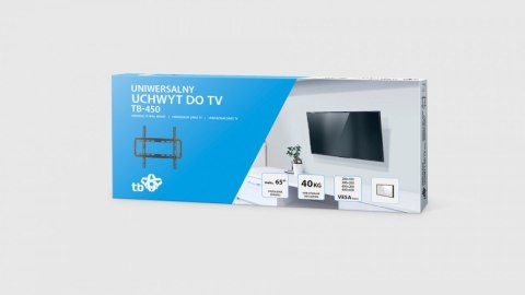 Uchwyt TV TB-450 do telewizora do 65 cali 40kg max VESA 400x400 Uchwyt TV TB-450 do telewizora do 65 cali 40kg max VESA 400x400