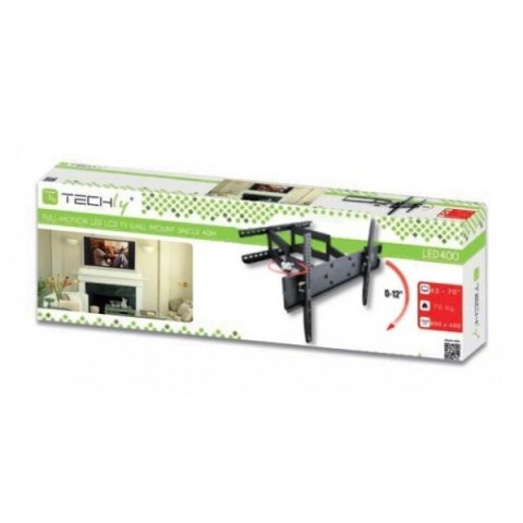 Uchwyt ścienny LCD/LED 42-70cali regulowany, 70kg, czarny Uchwyt ścienny LCD/LED 42-70cali regulowany, 70kg, czarny