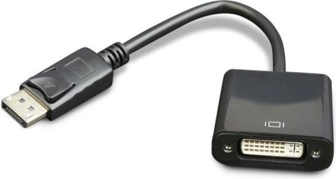 Adapter Displayport (M) - DVI (F) 29pin czarny Adapter Displayport (M) - DVI (F) 29pin czarny