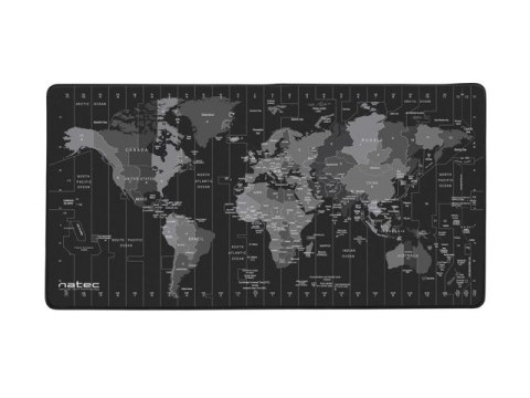 Podkładka pod mysz Time zone Map Maxi 800x400 Podkładka pod mysz Time zone Map Maxi 800x400