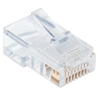 Wtyk modularny RJ45 UTP 8P8C cat.6 na drut 100szt.
