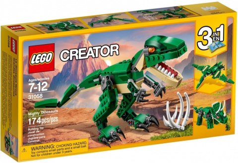 Klocki Creator 31058 Potężne dinozaury Klocki Creator 31058 Potężne dinozaury