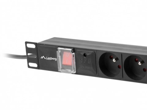 Listwa zasilająca Rack PDU 19" 1U 10A 7X 230V PL 2m czarna C14 Listwa zasilająca Rack PDU 19" 1U 10A 7X 230V PL 2m czarna C14