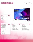 Telewizor Kruger & Matz 55 UHD DVB-T2/S2 H.265