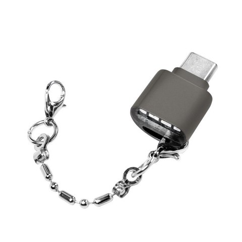 Czytnik kart microSD, USB-C, typu brelok Czytnik kart microSD, USB-C, typu brelok