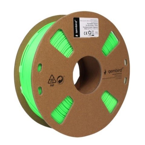 Filament drukarki 3D PLA/1.75mm/zielony fluorescencyjny Filament drukarki 3D PLA/1.75mm/zielony fluorescencyjny
