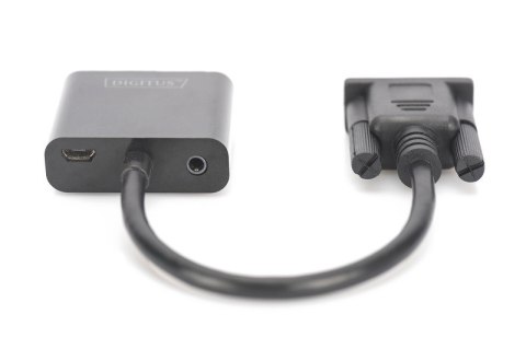 Konwerter/adapter audio-video VGA do HDMI, 1080p FHD, z audio 3.5mm MiniJack Konwerter/adapter audio-video VGA do HDMI, 1080p FHD, z audio 3.5mm MiniJack