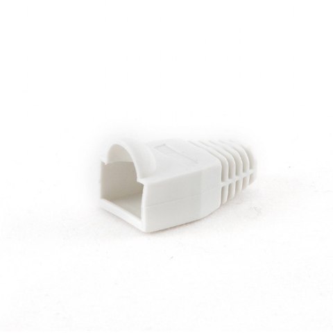 Osłonka na wtyk RJ45 100 sztuk/biała Osłonka na wtyk RJ45 100 sztuk/biała