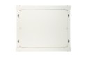 Szafka wisząca rack 12U 600x450 szara metalowe drzwi