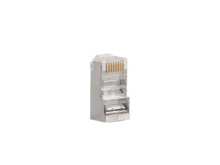 Wtyk sieciowy RJ45 8P8C kat.5E FTP (100szt) do linki i do drutu