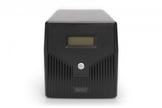 Zasilacz awaryjny UPS Line-Ineractive LCD, 1500VA/900W, 2x12V/9Ah, AVR, 4xSCHUKO, USB, RS232, RJ45