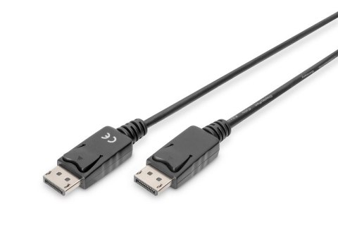 Kabel połączeniowy DisplayPort z zatrzaskami 1080p 60Hz FHD Typ DP/DP M/M czarny 3m Kabel połączeniowy DisplayPort z zatrzaskami 1080p 60Hz FHD Typ DP/DP M/M czarny 3m