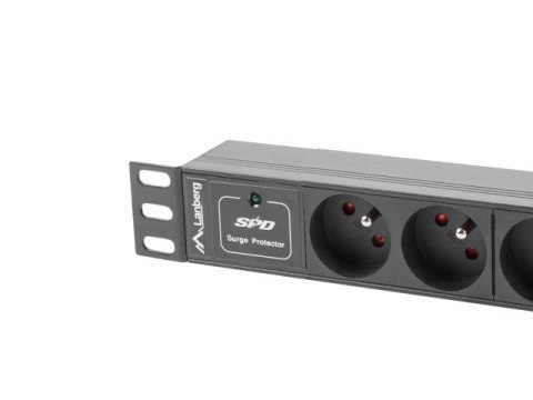 Listwa zasilająca Rack PDU 10 cali 1U 3x PL 2m 16A 230V PL czarna Listwa zasilająca Rack PDU 10 cali 1U 3x PL 2m 16A 230V PL czarna