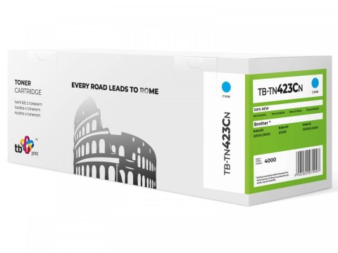 Toner do Brother TN423C TB-TN423CN cyan 100% nowy Toner do Brother TN423C TB-TN423CN cyan 100% nowy
