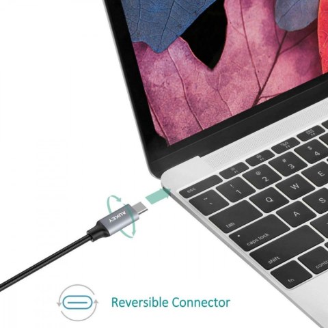 CB-CD6 nylonowy kabel Quick Charge USB C - USB C | 2m | 3A | 60W PD | 20V CB-CD6 nylonowy kabel Quick Charge USB C - USB C | 2m | 3A | 60W PD | 20V