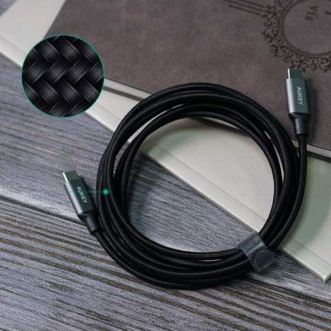 CB-CD6 nylonowy kabel Quick Charge USB C - USB C | 2m | 3A | 60W PD | 20V CB-CD6 nylonowy kabel Quick Charge USB C - USB C | 2m | 3A | 60W PD | 20V