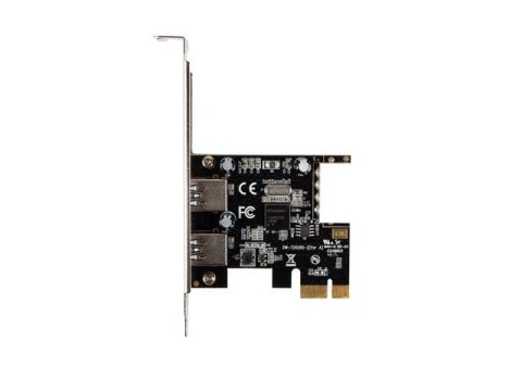 Karta PCI Express - USB 3.1 Gen.1 2 porty + Śledź niskoprofilowy Karta PCI Express - USB 3.1 Gen.1 2 porty + Śledź niskoprofilowy