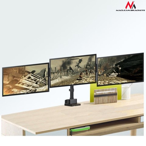 Uchwyt biurkowy na 3 monitory MC-811 Uchwyt biurkowy na 3 monitory MC-811