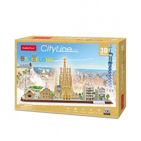 Puzzle 3D City Line Barcelona Puzzle 3D City Line Barcelona