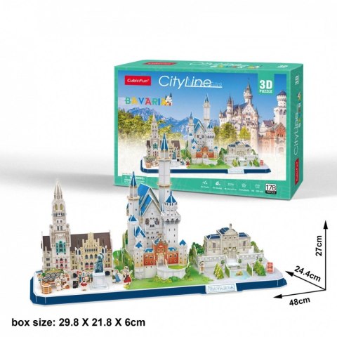 Puzzle 3D City Line Bawaria Puzzle 3D City Line Bawaria