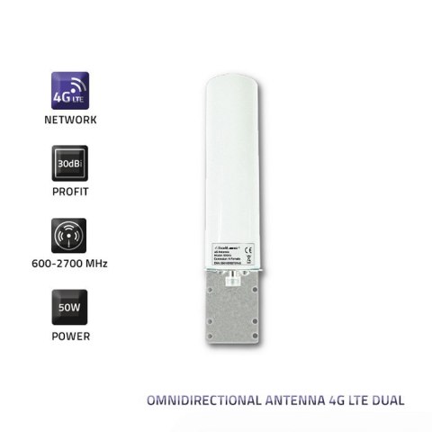 Antena 4G LTE dookólna | 30dBi | wewnętrzno-zewnętrzna Antena 4G LTE dookólna | 30dBi | wewnętrzno-zewnętrzna