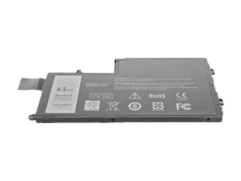 Bateria do Dell Inspiron 15 (5542), 14 (5445) 3800 mAh (43 Wh) 10.8 - 11.1 Volt Bateria do Dell Inspiron 15 (5542), 14 (5445) 3800 mAh (43 Wh) 10.8 - 11.1 Volt