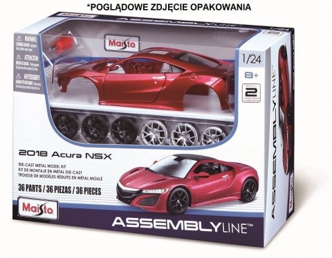 Model metalowy Audi R8 V10 Plus 1:25 do składania Model metalowy Audi R8 V10 Plus 1:25 do składania