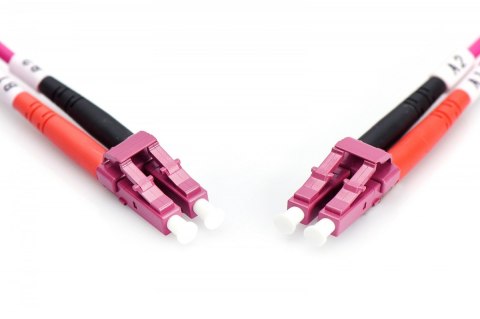 Patch cord światłowodowy FO LC-LC MM 50/125 OM4 duplex LSOH 3m Patch cord światłowodowy FO LC-LC MM 50/125 OM4 duplex LSOH 3m