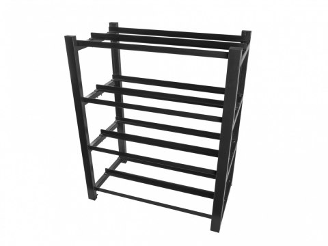 Regał na baterie UPS 830X454 2X4 (8) czarny OR01-830454-204-BK Regał na baterie UPS 830X454 2X4 (8) czarny OR01-830454-204-BK