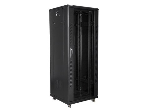 Szafa stojąca Rack 19cali 32U 600x600mm czarna Szafa stojąca Rack 19cali 32U 600x600mm czarna