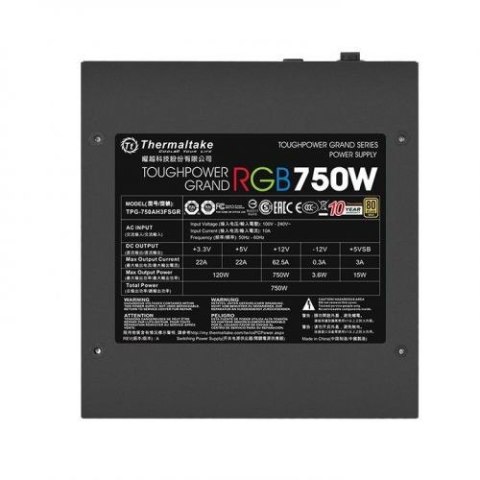 Zasilacz Toughpower Grand RGB Sync 750W Mod.(80+ Gold, 4xPEG, 140mm) Zasilacz Toughpower Grand RGB Sync 750W Mod.(80+ Gold, 4xPEG, 140mm)