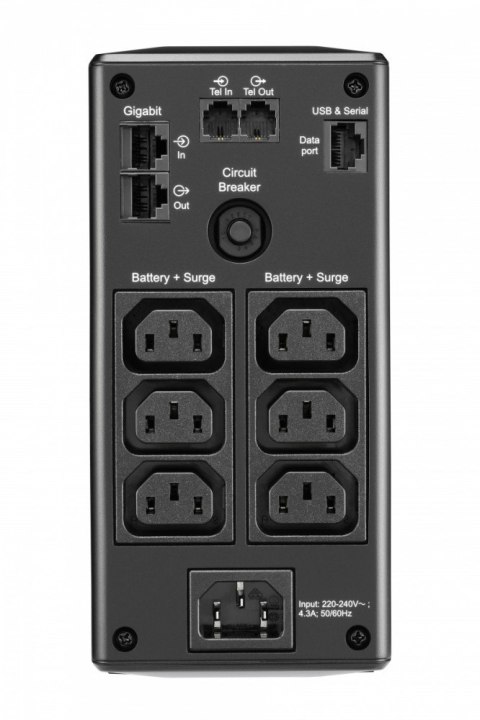 Zasilacz awaryjny BR900MI UPS Back Pro BR 900VA 6xC13, AVR,LCD Zasilacz awaryjny BR900MI UPS Back Pro BR 900VA 6xC13, AVR,LCD