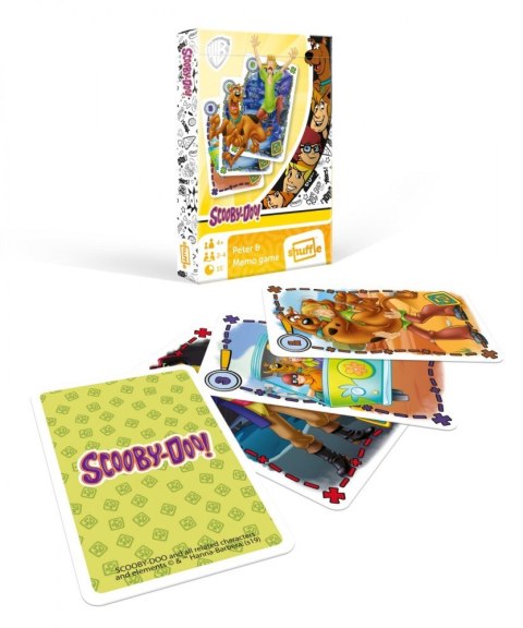 Gra Scooby Doo czarny Piotruś & Memo Gra Scooby Doo czarny Piotruś & Memo