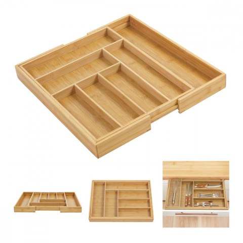 Organizer bambusowy rozsuwany GB379