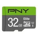 Karta pamięci microSDHC Elite 32GB P-SDU32GU185GW-GE