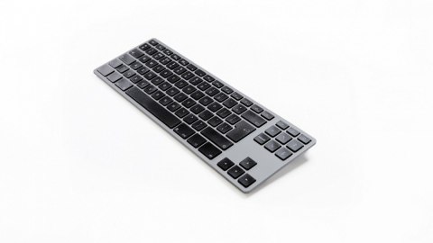 Klawiatura aluminiowa Mac Tenkeyless Bluetooth szara Klawiatura aluminiowa Mac Tenkeyless Bluetooth szara