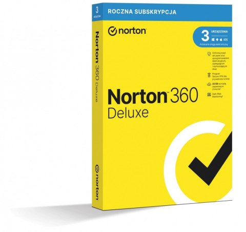 *Norton 360 DELUX 25GB PL 1U 3Dvc 1Y 21408734 *Norton 360 DELUX 25GB PL 1U 3Dvc 1Y 21408734