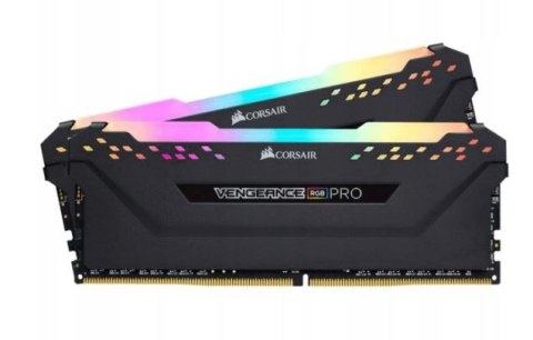 Pamięć DDR4 AMD Ryzen Vengeance 16GB/3600 (2*8GB) BLACK RGB CL18 Pamięć DDR4 AMD Ryzen Vengeance 16GB/3600 (2*8GB) BLACK RGB CL18