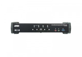 Przełącznik USB 3.0 4K DP MST KVM 4-portowy CS1924M