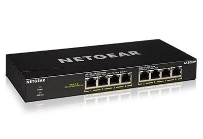 Przełącznik niezarządzalny GS308PP 8x1Gb PoE+ Przełącznik niezarządzalny GS308PP 8x1Gb PoE+
