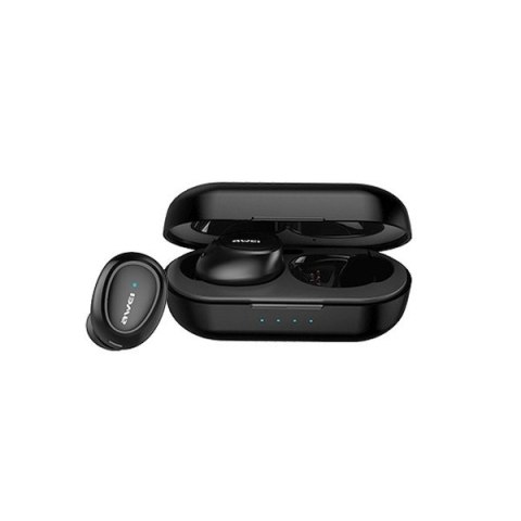 Słuchawki Bluetooth 5.0 T16 TWS + stacja dokująca Czarny Słuchawki Bluetooth 5.0 T16 TWS + stacja dokująca Czarny