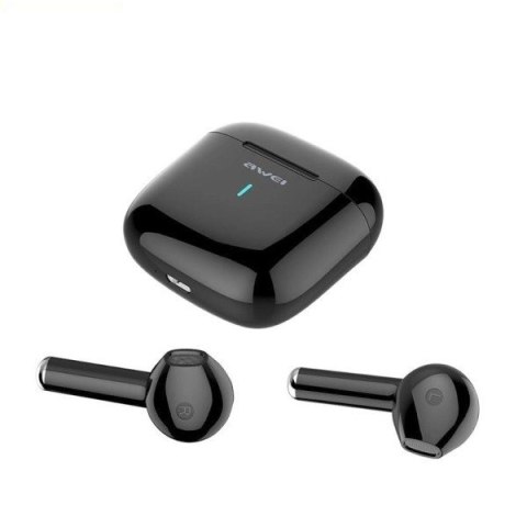 Słuchawki Bluetooth 5.0 T26 TWS + stacja dokująca Czarny Słuchawki Bluetooth 5.0 T26 TWS + stacja dokująca Czarny