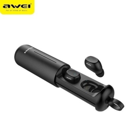 Słuchawki Bluetooth 5.0 T55 TWS + stacja dokująca Czarny Słuchawki Bluetooth 5.0 T55 TWS + stacja dokująca Czarny